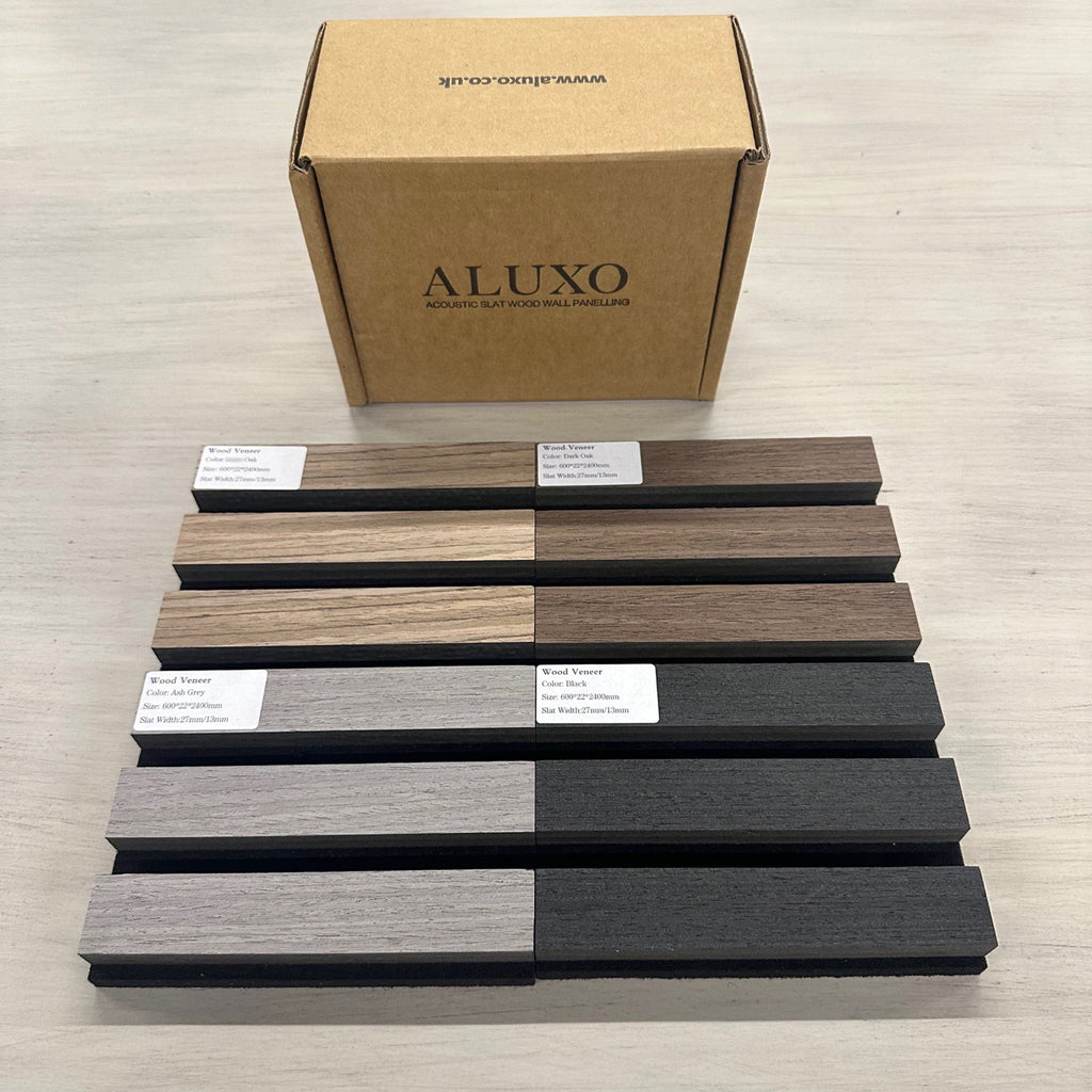 Acoustic Square Wall Panels 60 x 60cm (SET of 4) - Charcoal Black