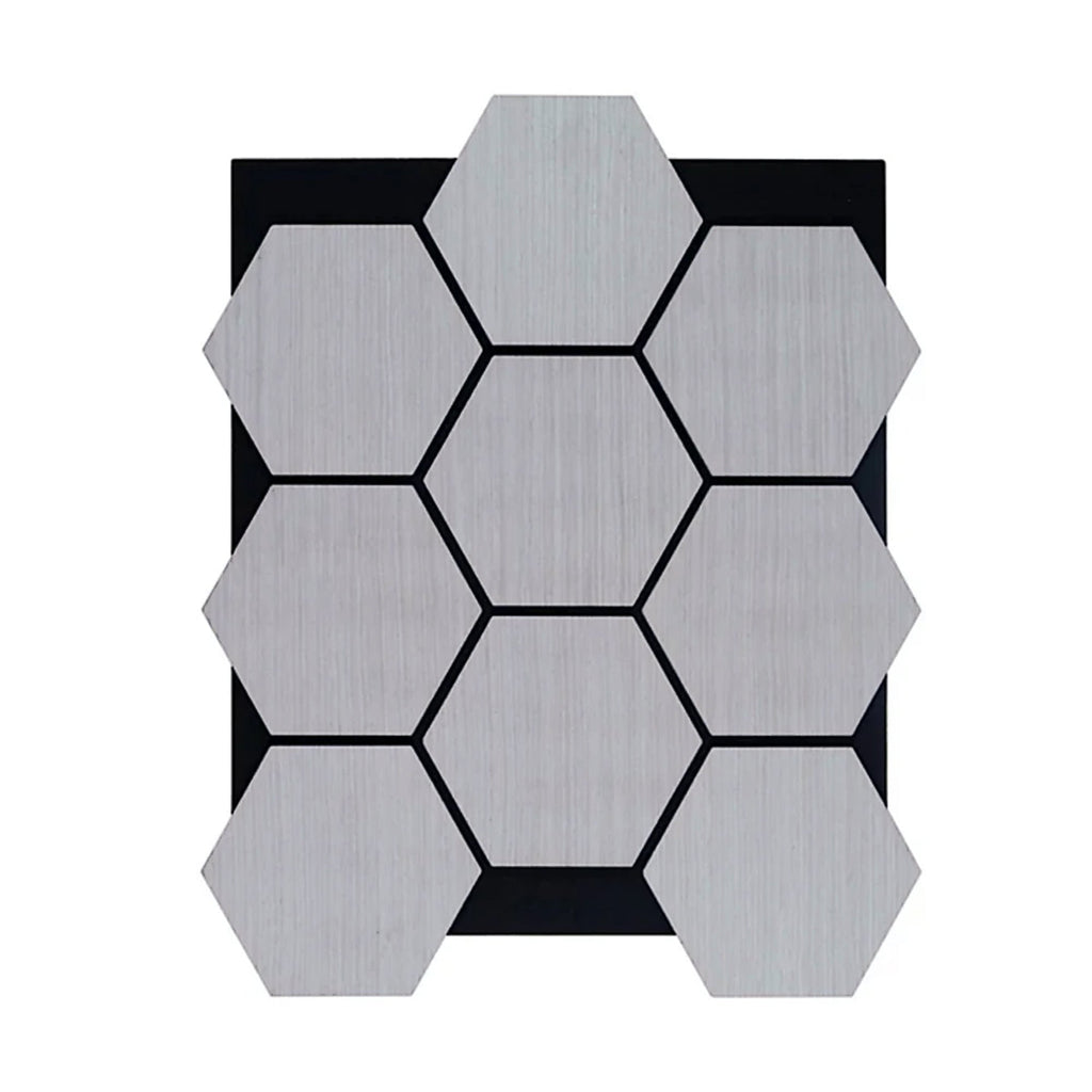 Acoustic Hexagon Wall Panel 70 x 60cm - Ash Grey