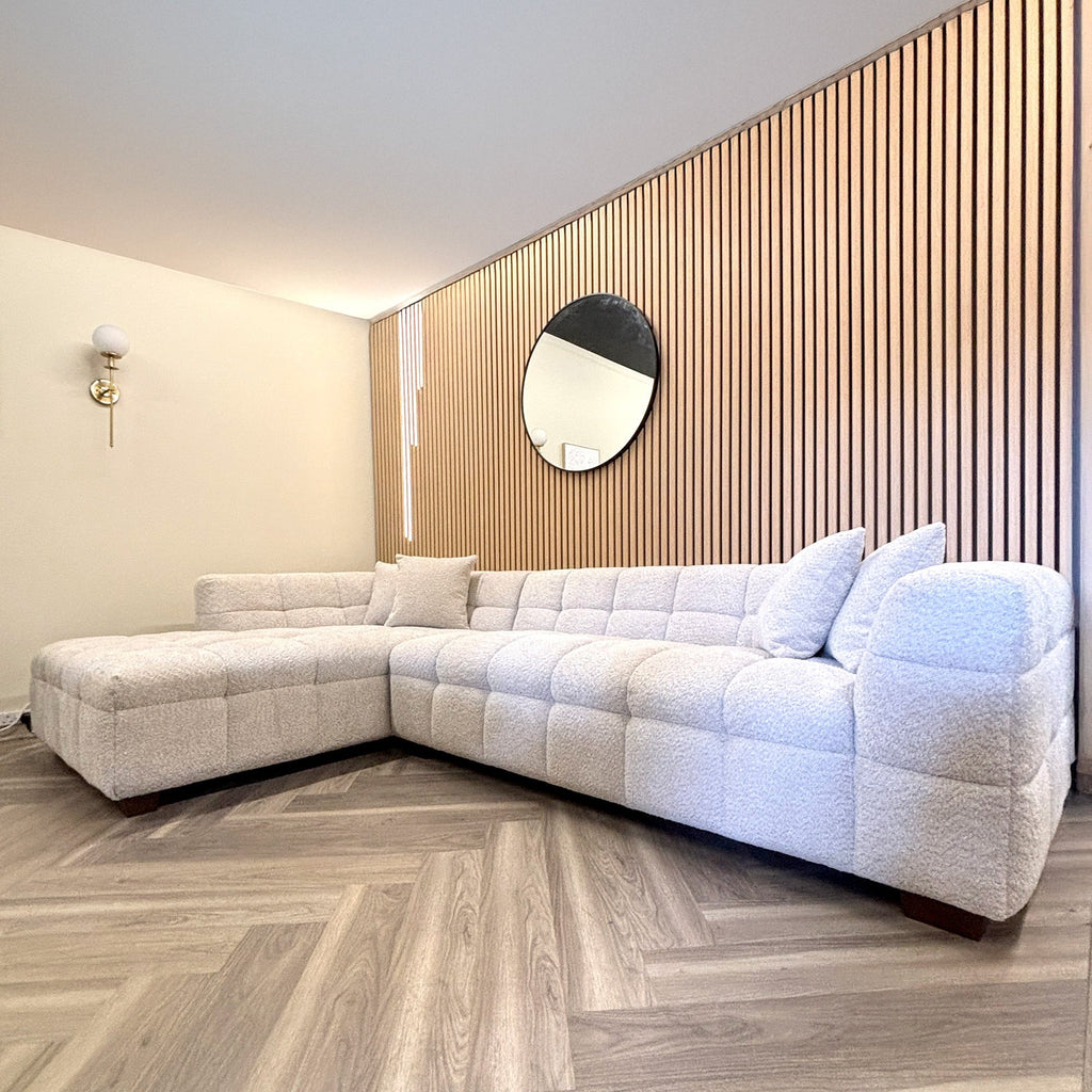Standard Acoustic Slatted Wall Panels 240 x 60cm - Light Oak