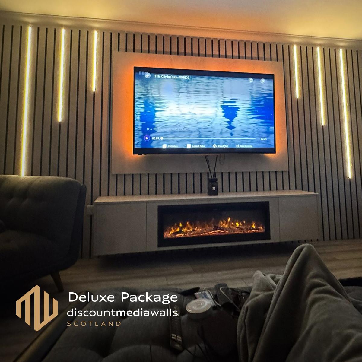Deluxe Media Wall Package