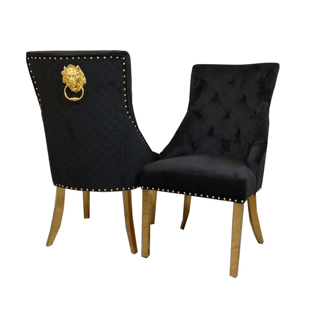 Louis Gold 1.8m Black & Gold - 4 Bentley Black & Gold