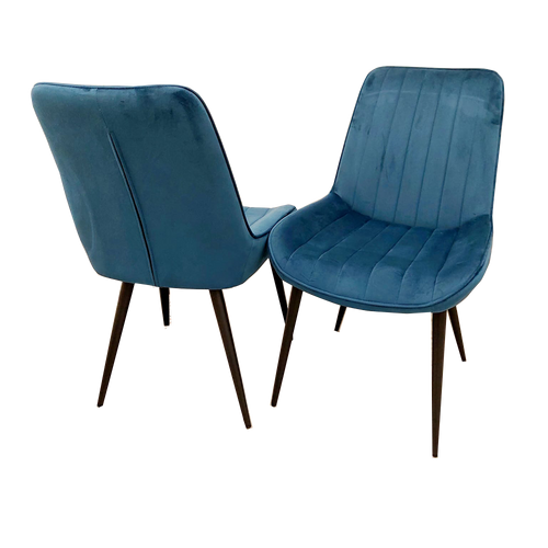 4 x Dido Dining Chairs in Navy Blue