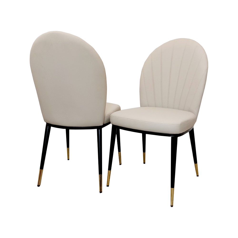 Ivar 180cm Dining Set With 6 Beige Chairs