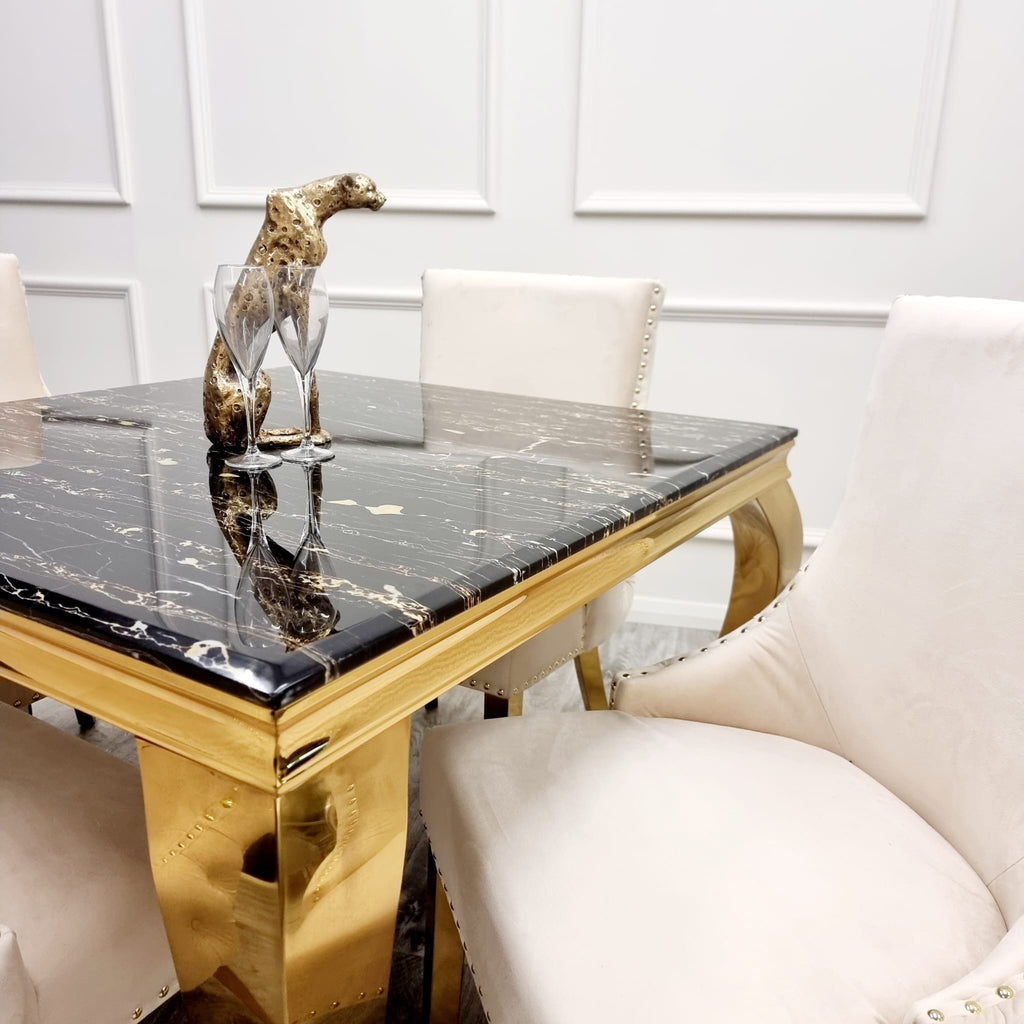 Kensington Dining Chair Gold Legs