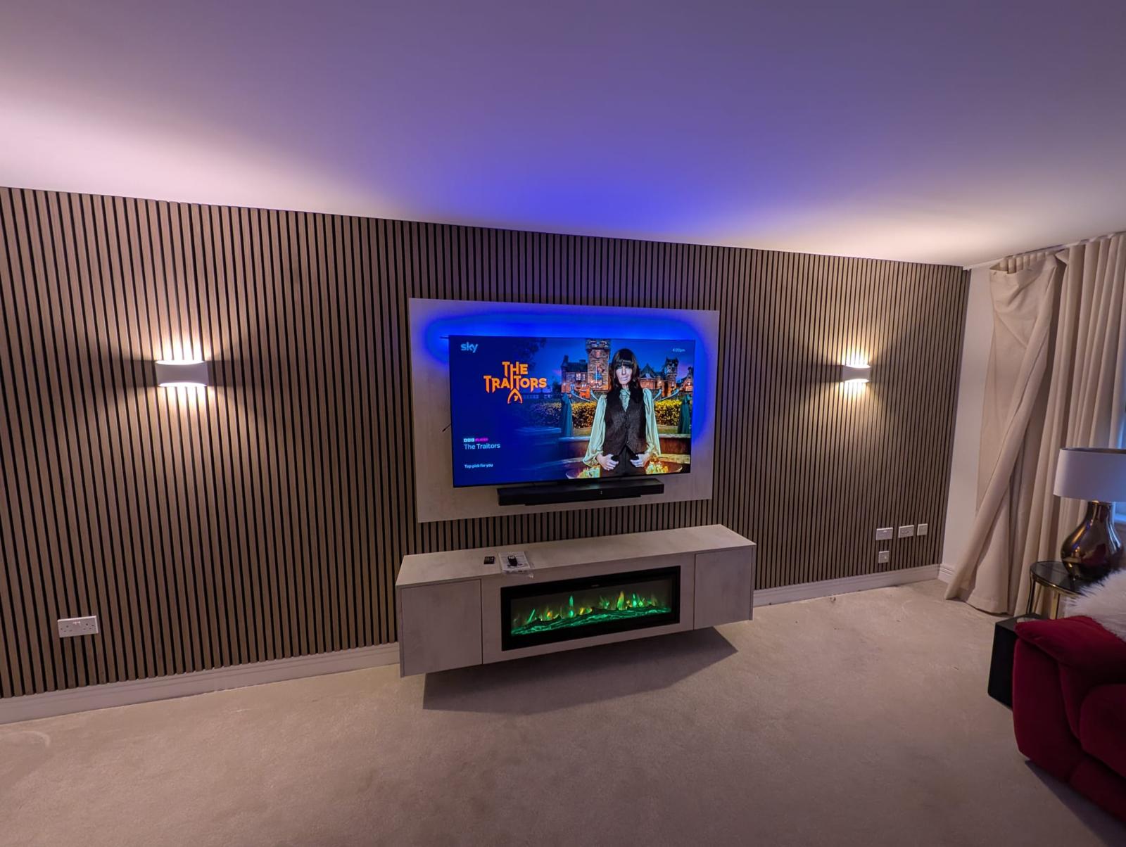 Gold Media Wall Package