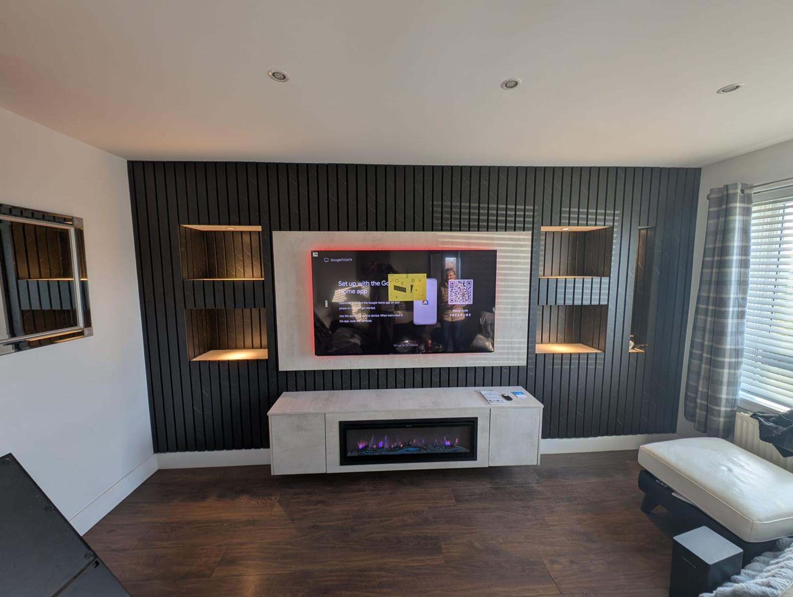 Gold Media Wall Package