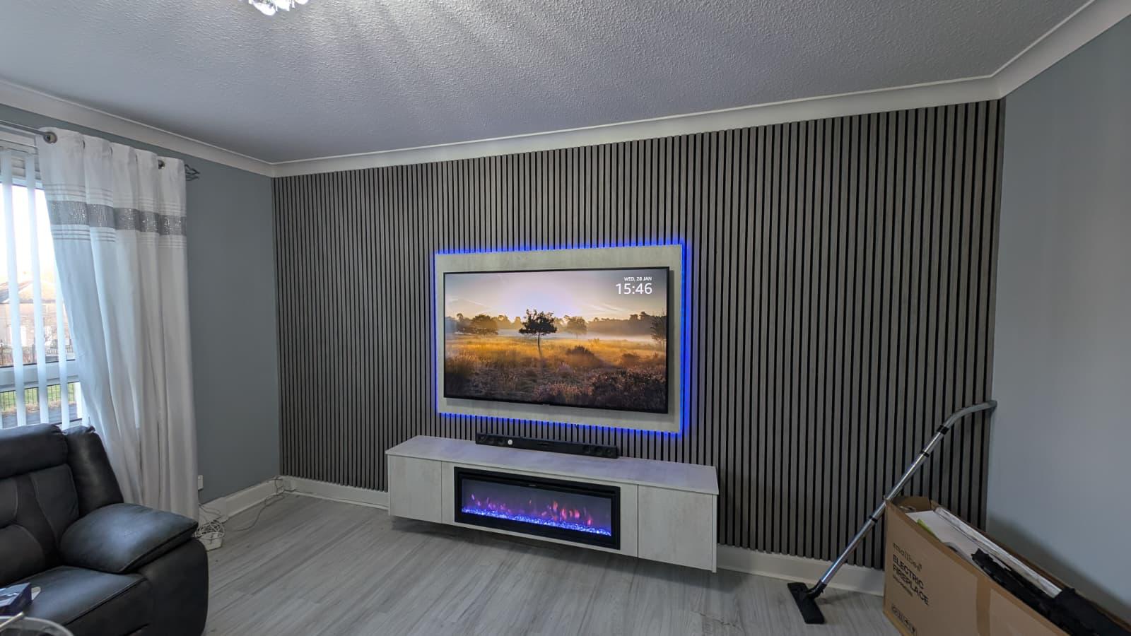 Gold Media Wall Package