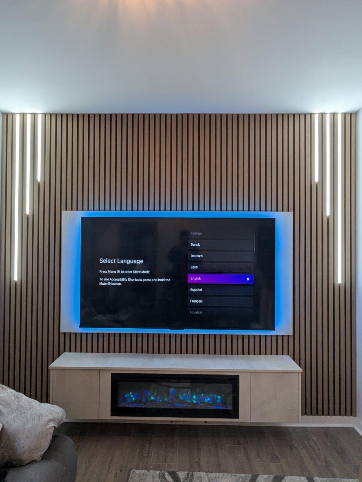 Gold Media Wall Package