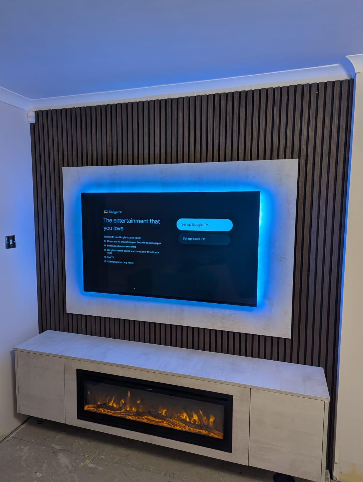 Gold Media Wall Package