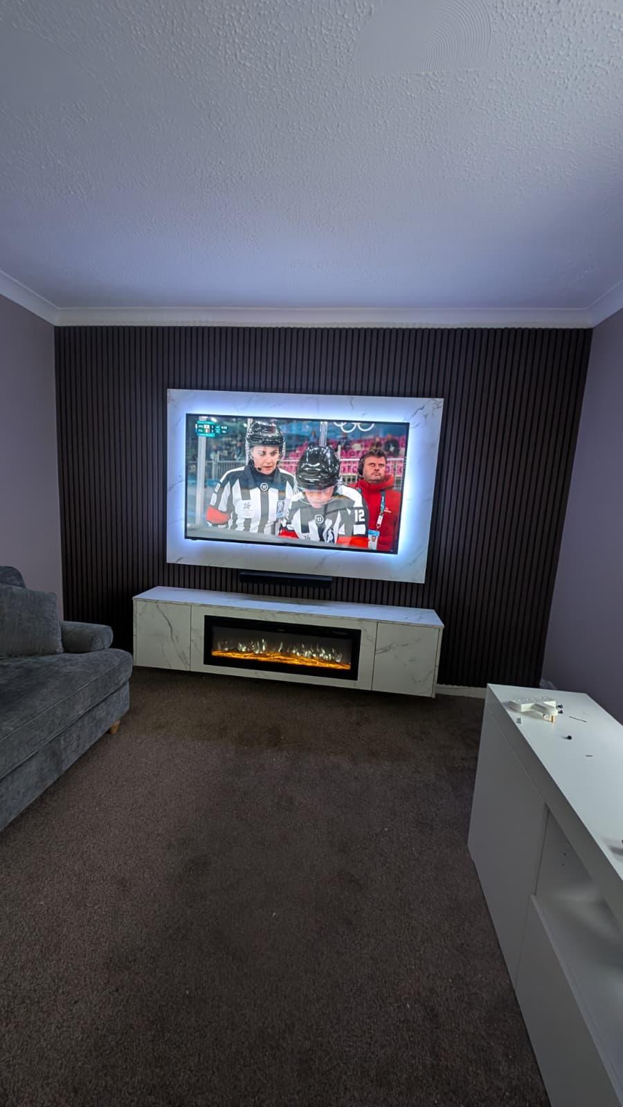 Gold Media Wall Package