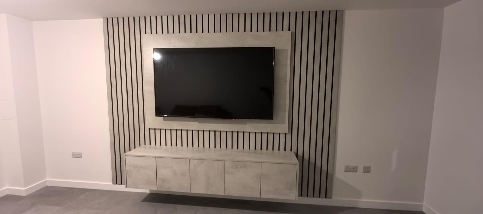 Silver Media Wall Package