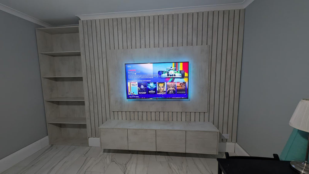 Silver Media Wall Package
