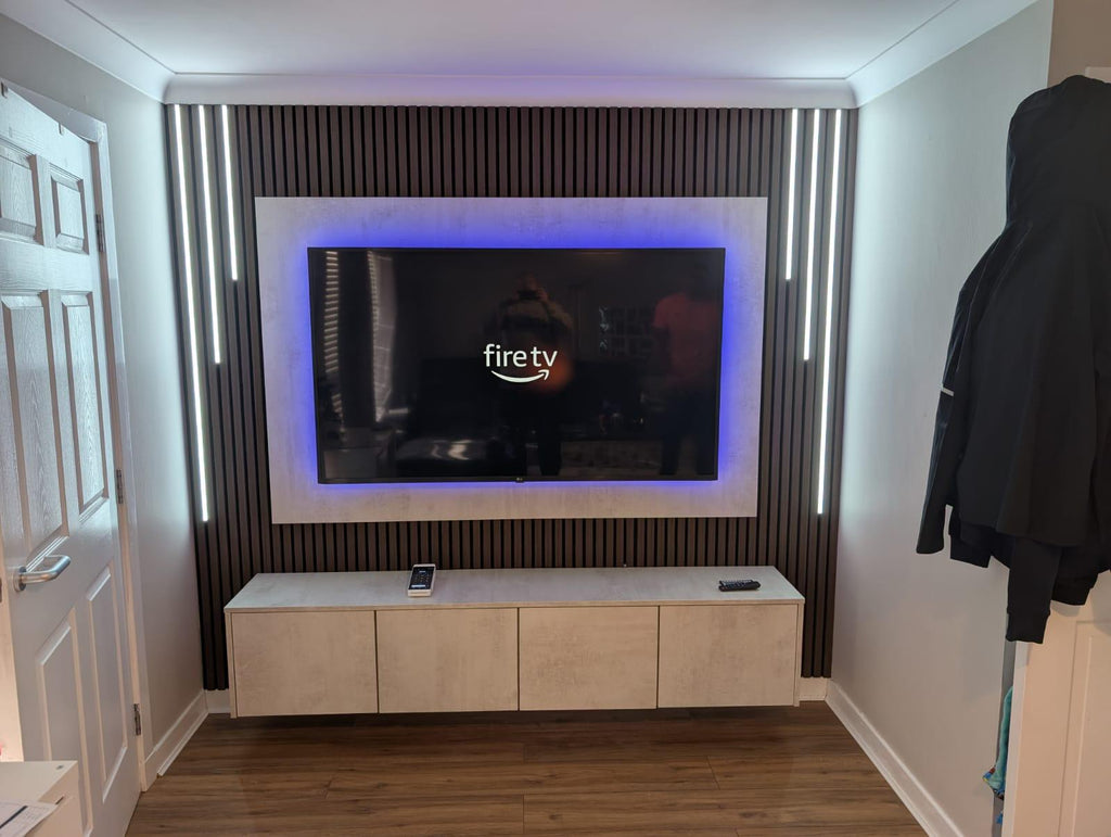 Silver Media Wall Package