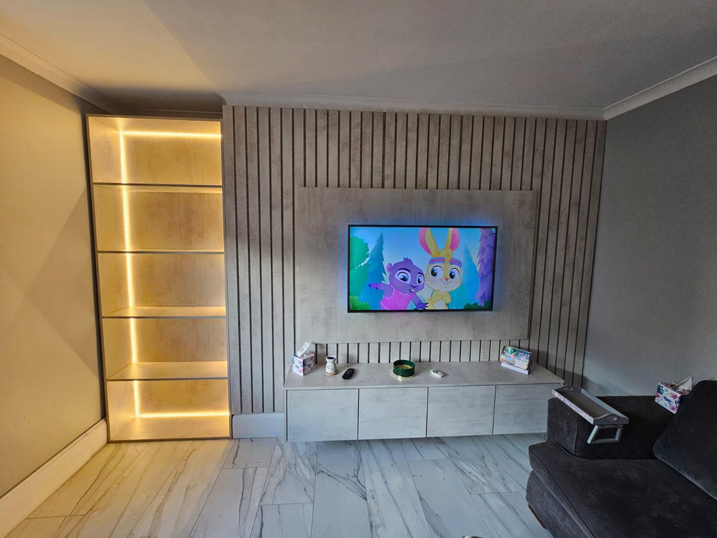 Silver Media Wall Package