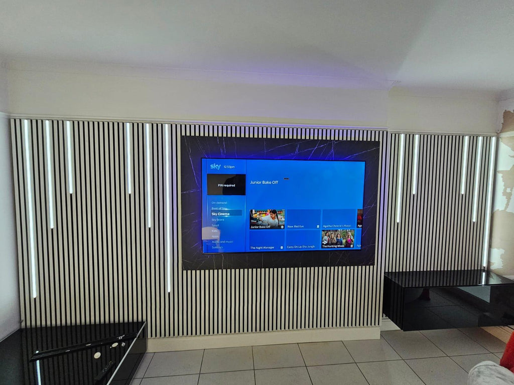 Silver Media Wall Package