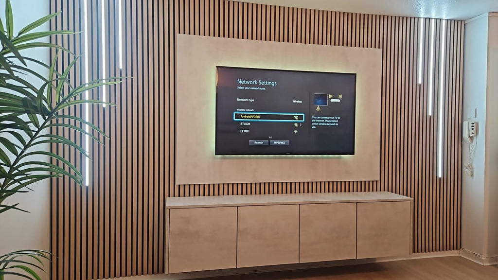 Silver Media Wall Package