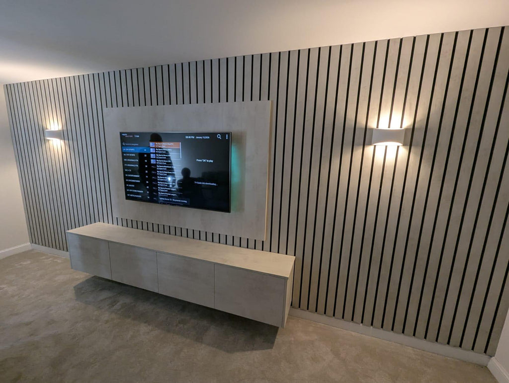 Silver Media Wall Package