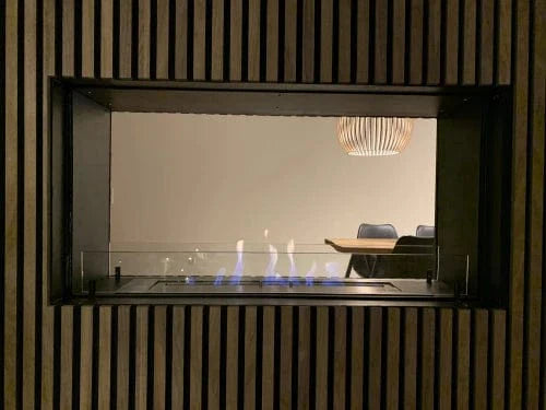 Foco Two 1000 - Built-in Tunnel Bioethanol Fireplace
